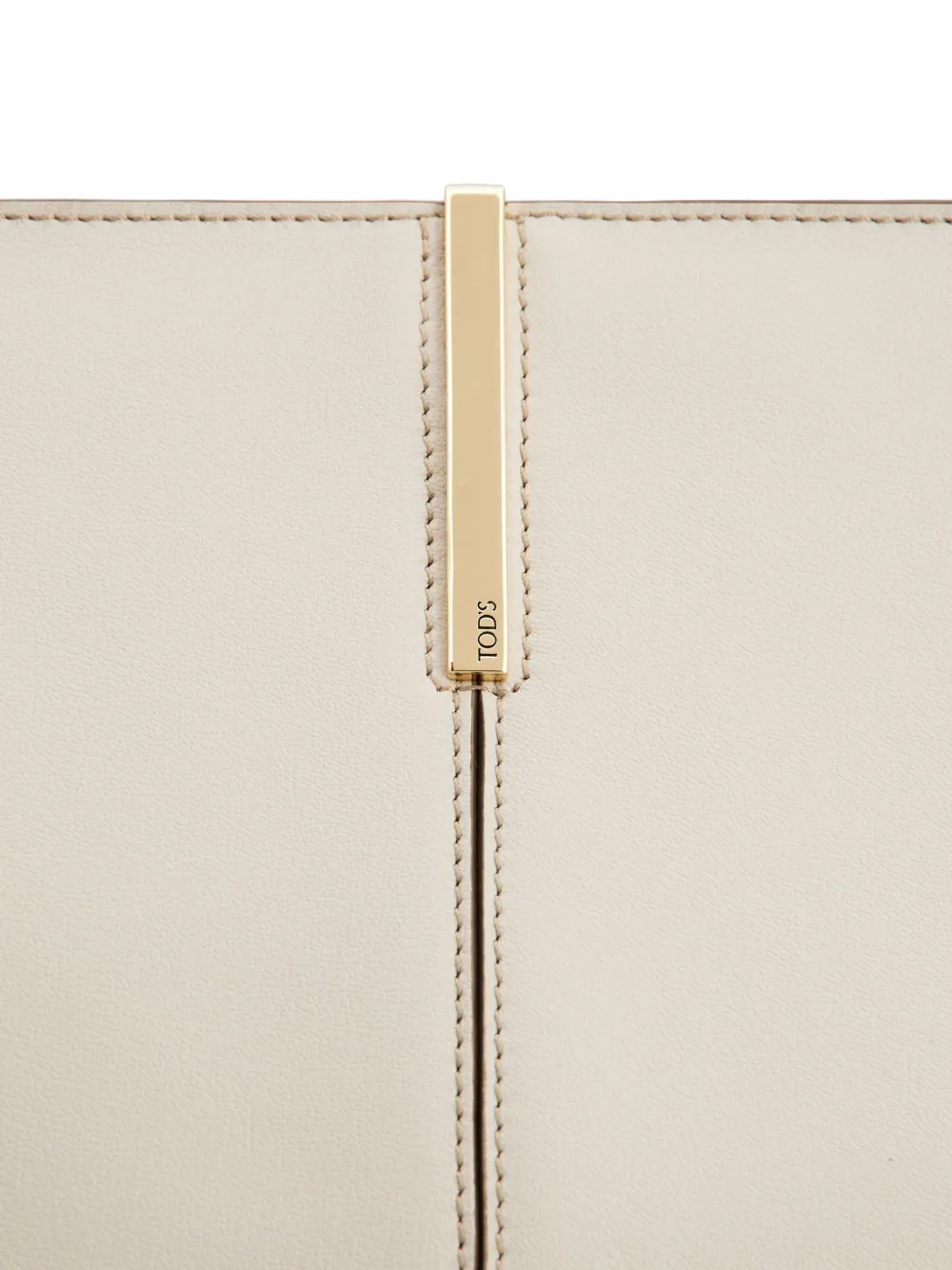 Tod's Medium kleine leren shopper Beige