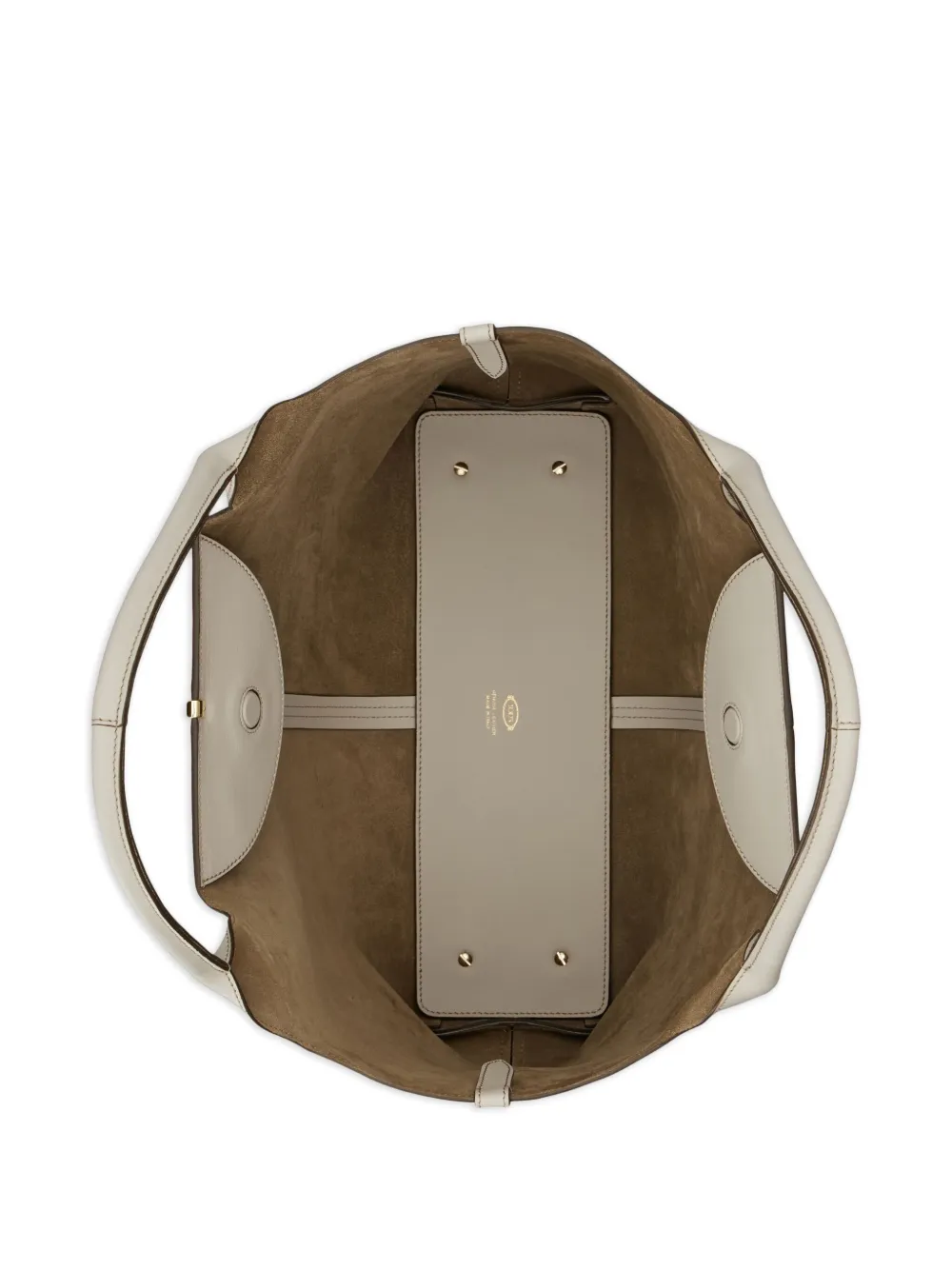 Tod's Medium kleine leren shopper Beige