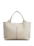 Tod's medium-small leather tote bag - Neutrals