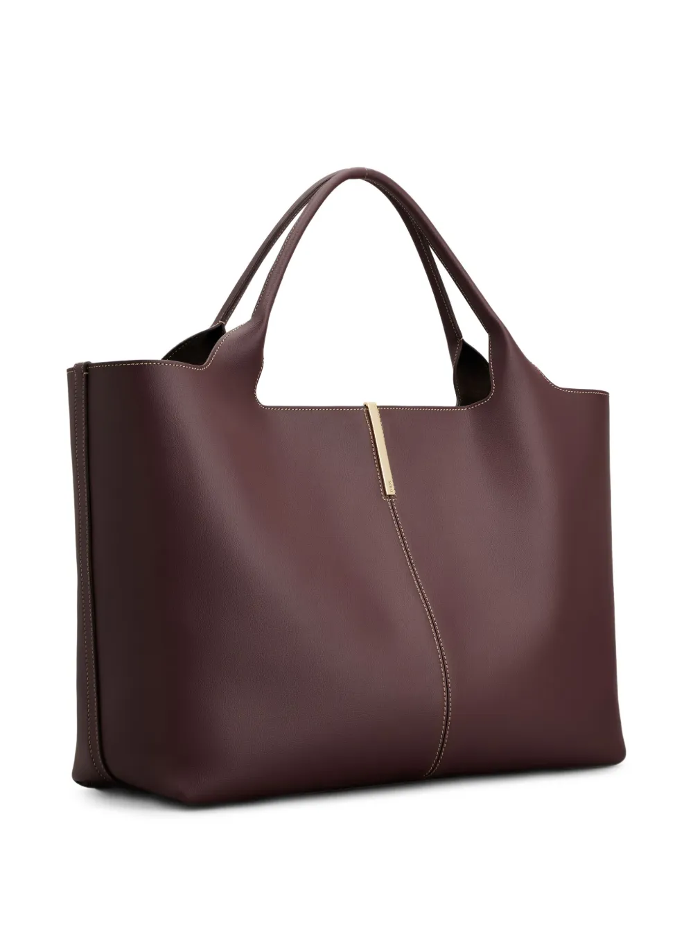 Tod's Medium leren shopper - Bruin
