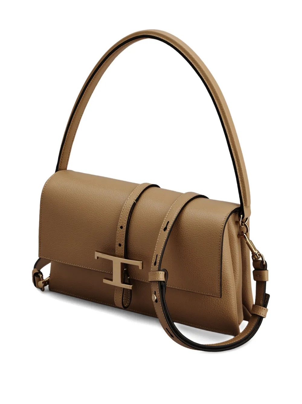 Tod's Mini T-buckle Flap Bag In Brown