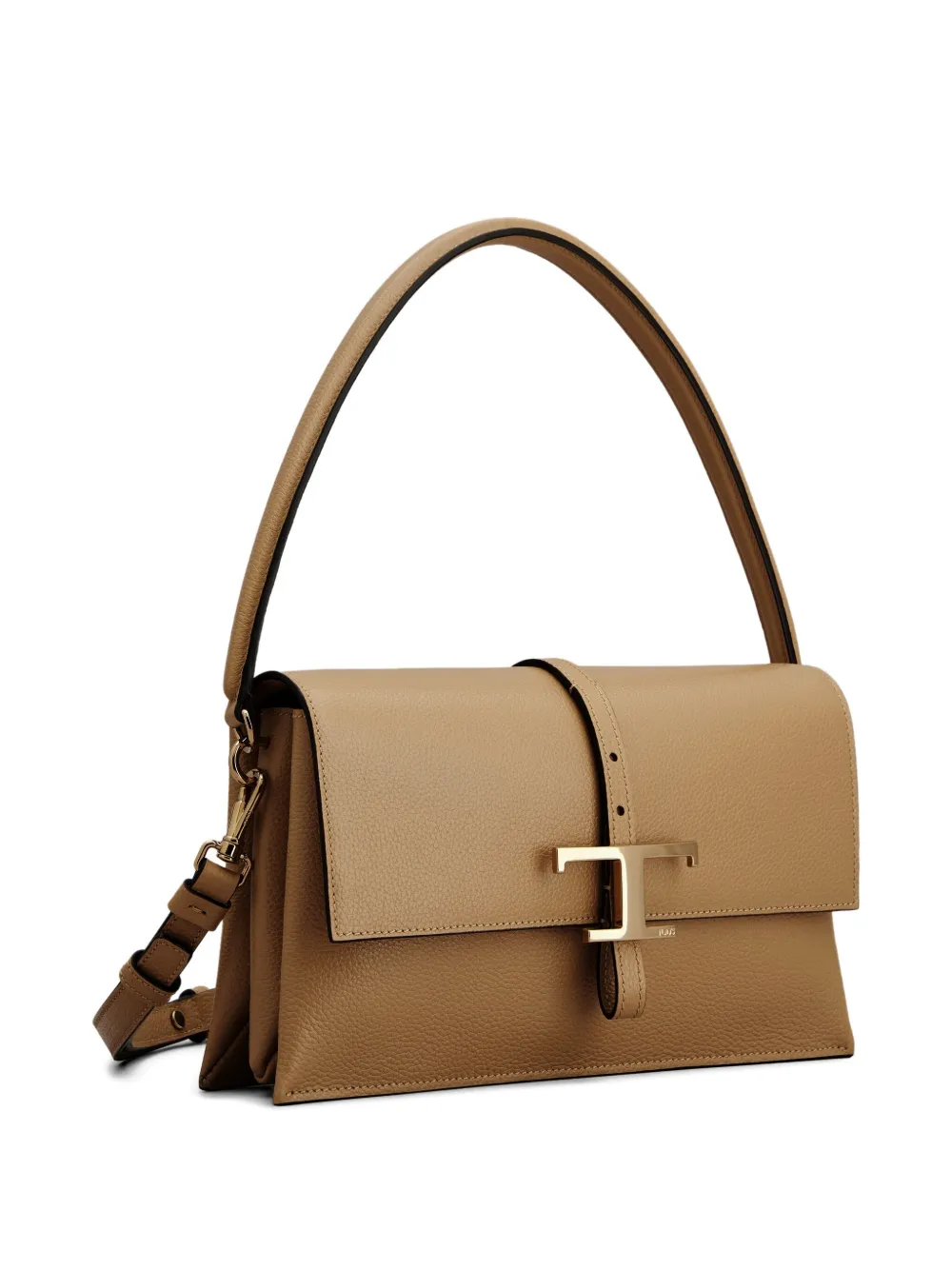 Tod's Mini T-buckle Flap Bag In Brown