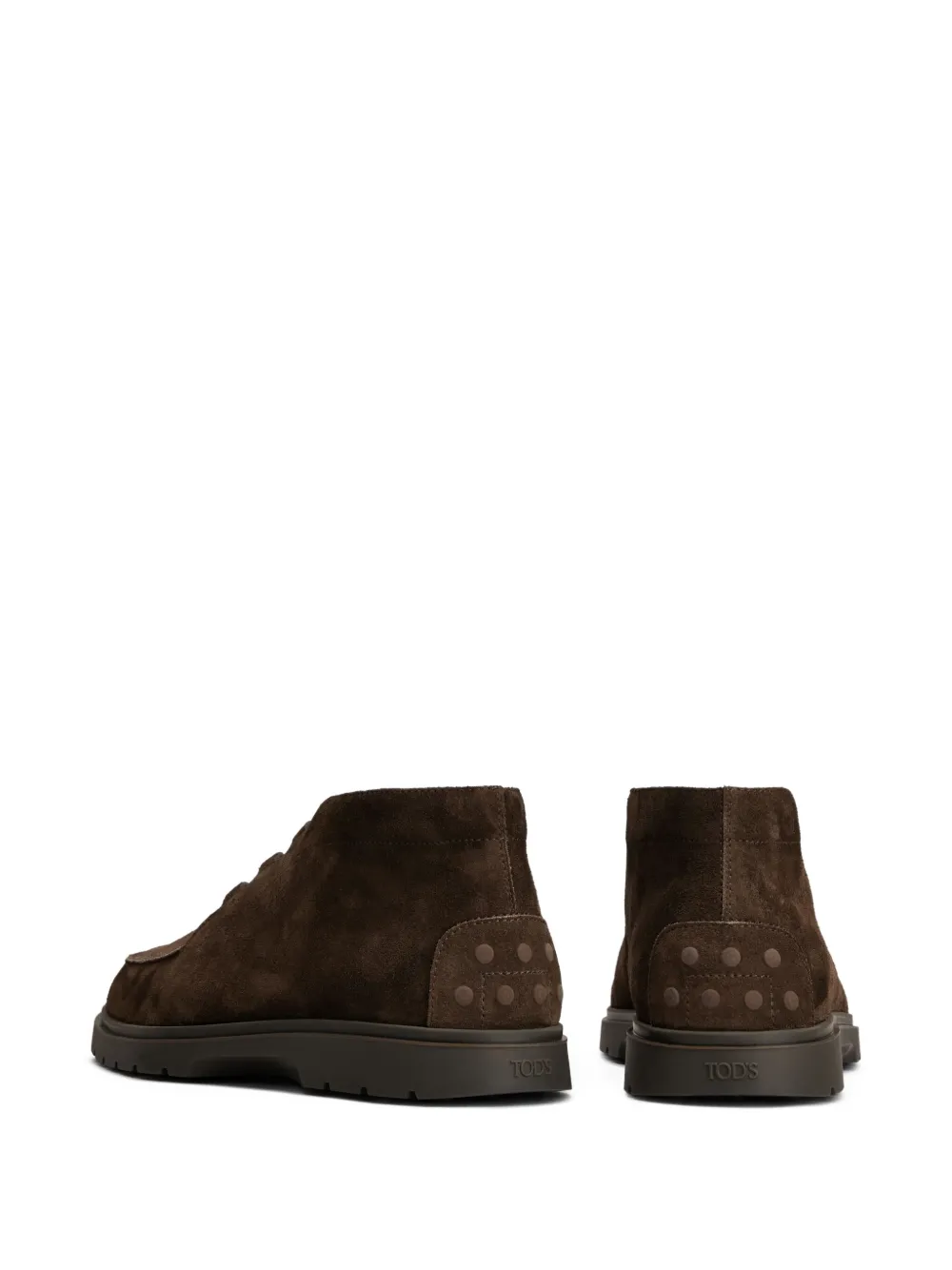 Tod's leather desert boots Brown