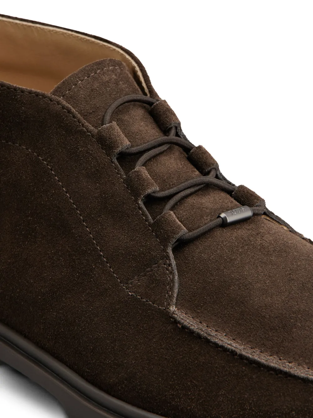 Tod's leather desert boots Brown