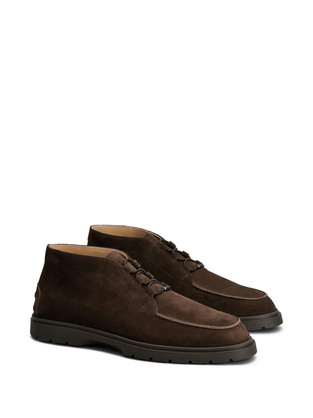 Tod's leather desert boots Brown