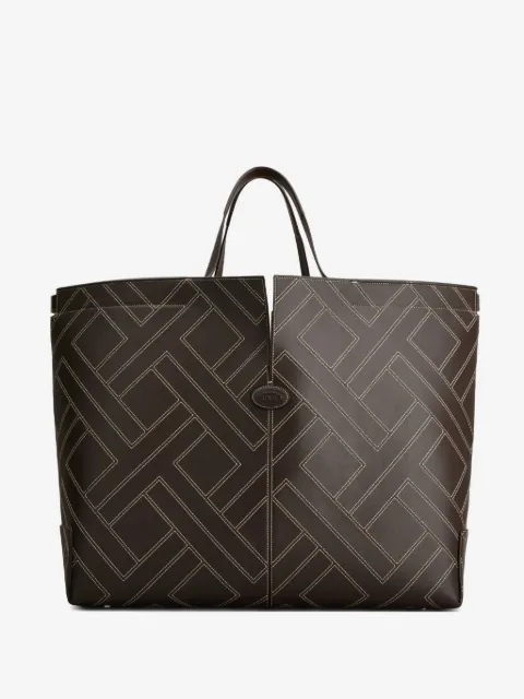 Tod's Di intarsio-maxi tote bag