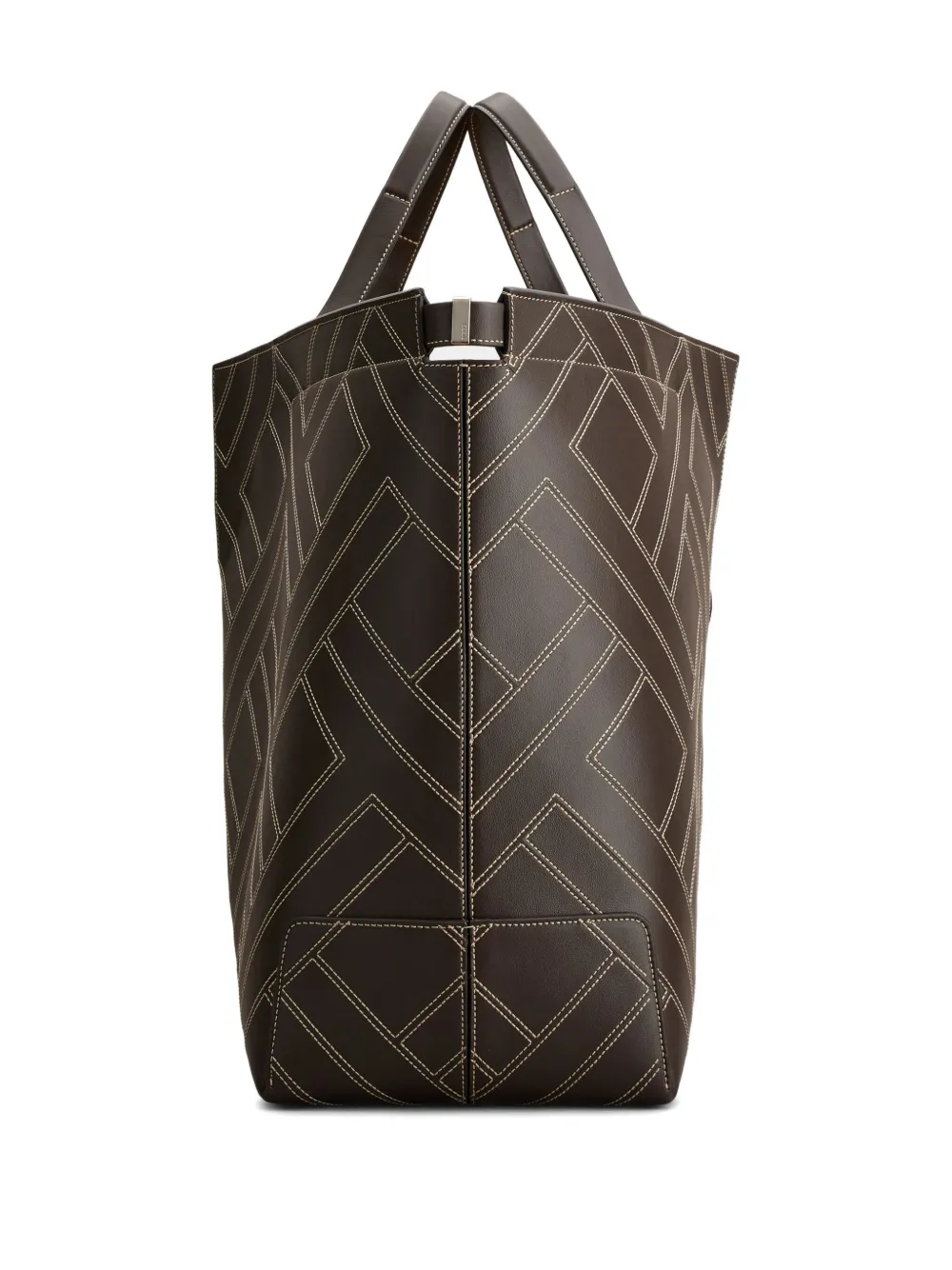 Tod's Di intarsia maxi-shopper Bruin