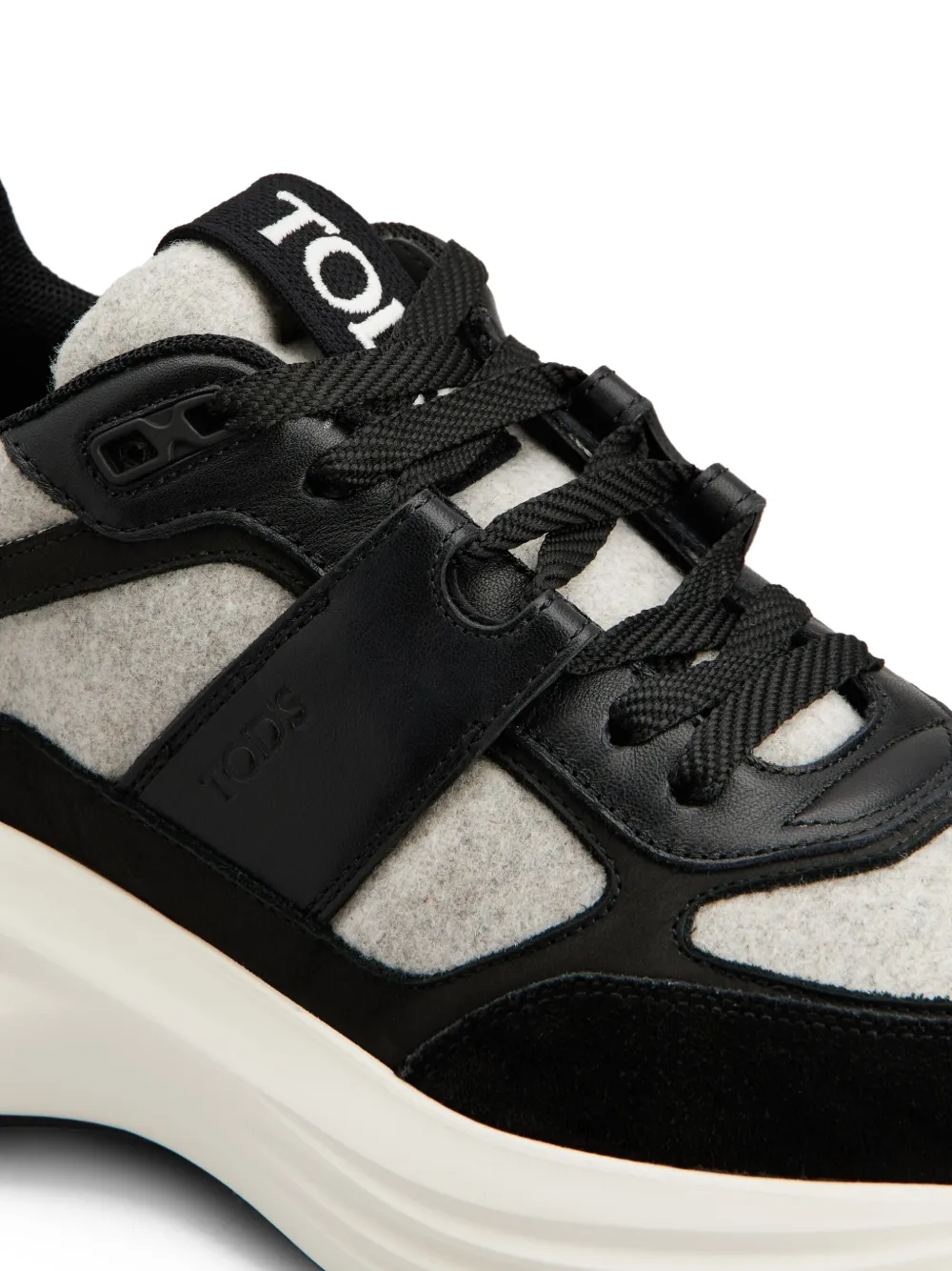 Tod's leather sneakers Black