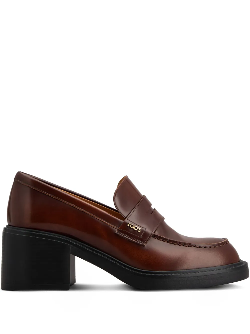 Tod's Leren 60mm loafers Bruin