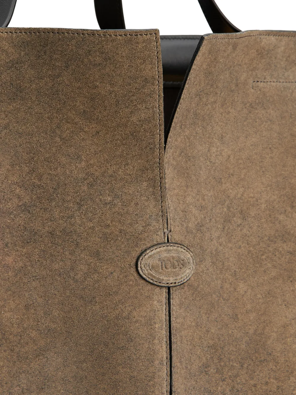 Tod's Di Bag Folio leren shopper Bruin