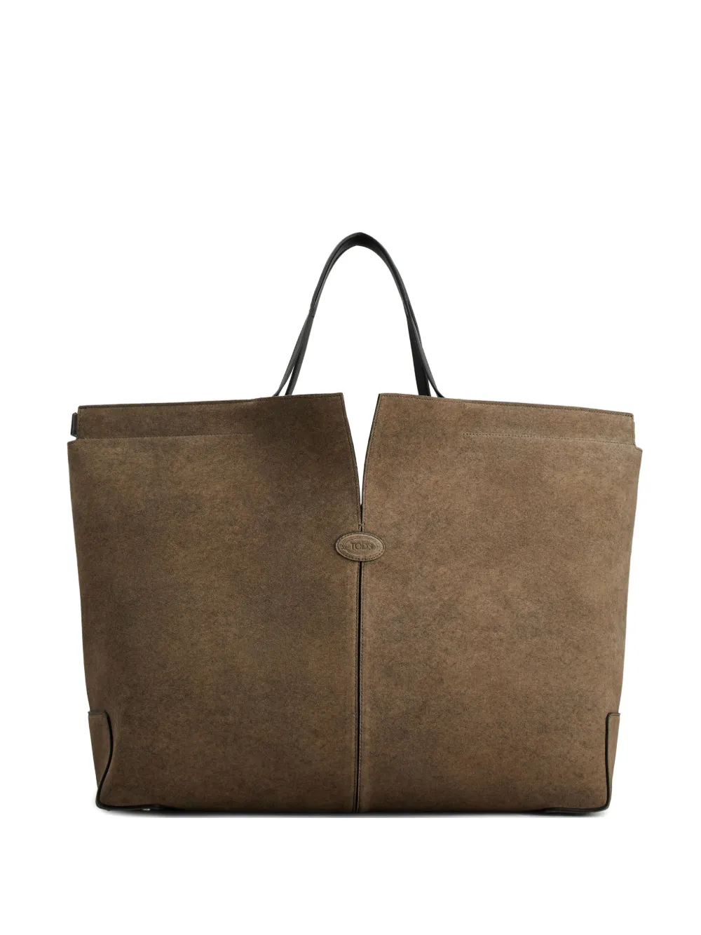 Tod's Di Bag Folio leren shopper Bruin