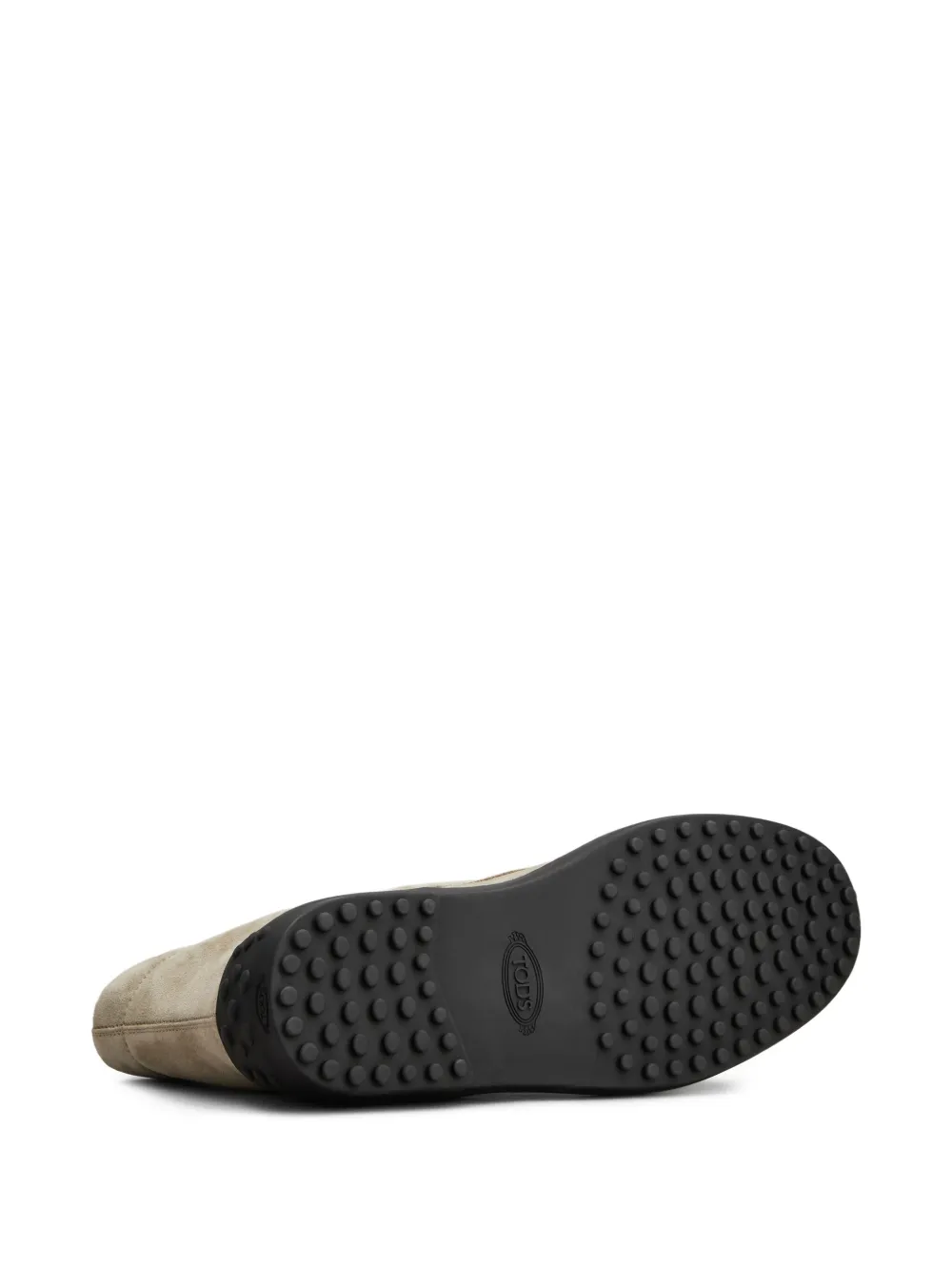 Tod's suede combat boots Neutrals