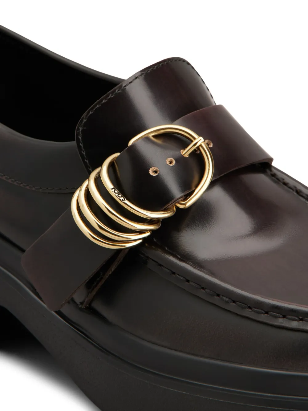 Tod's leather loafers Brown