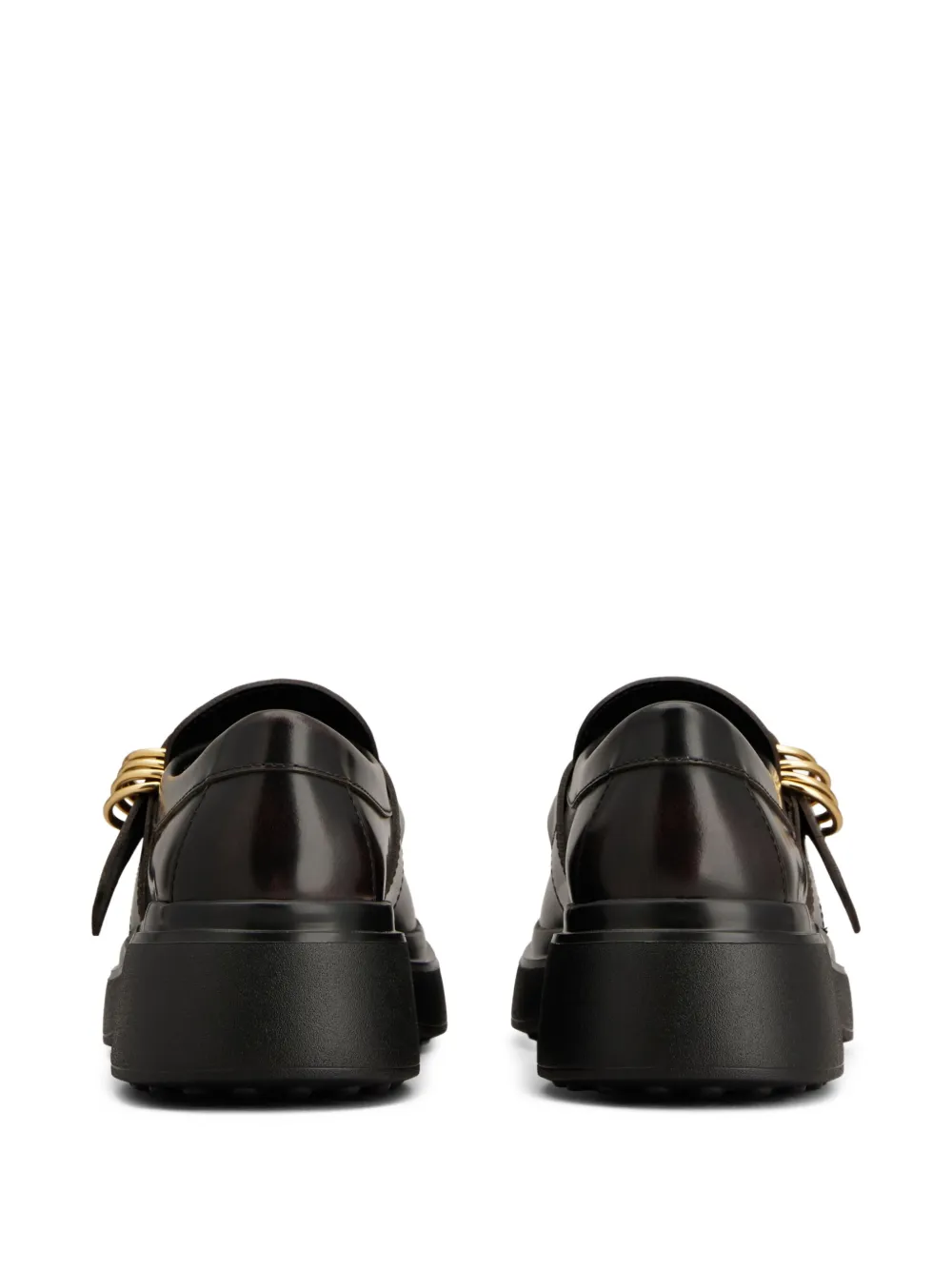 Tod's leather loafers Brown