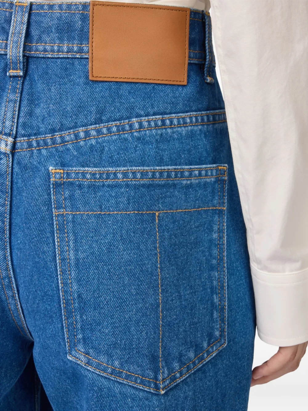 Tod's Back-patch Jeans In Blue