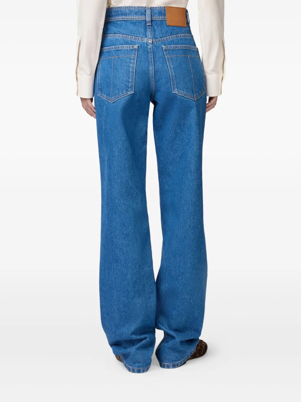 Tod's Back-patch Jeans In Blue