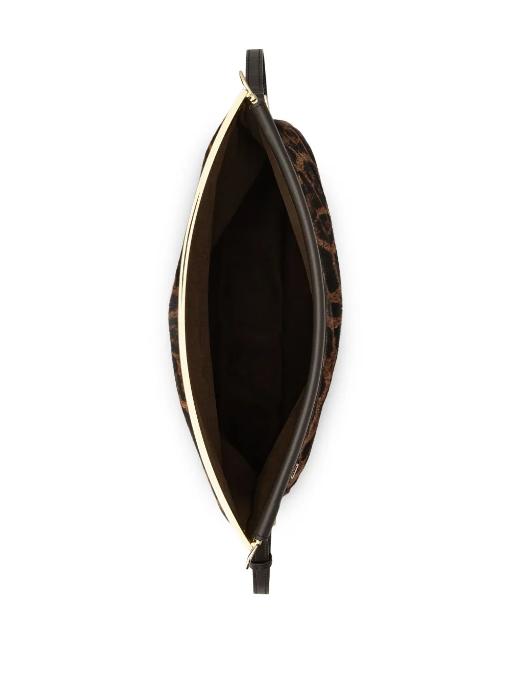 Tod's Clutch met dierenprint Bruin