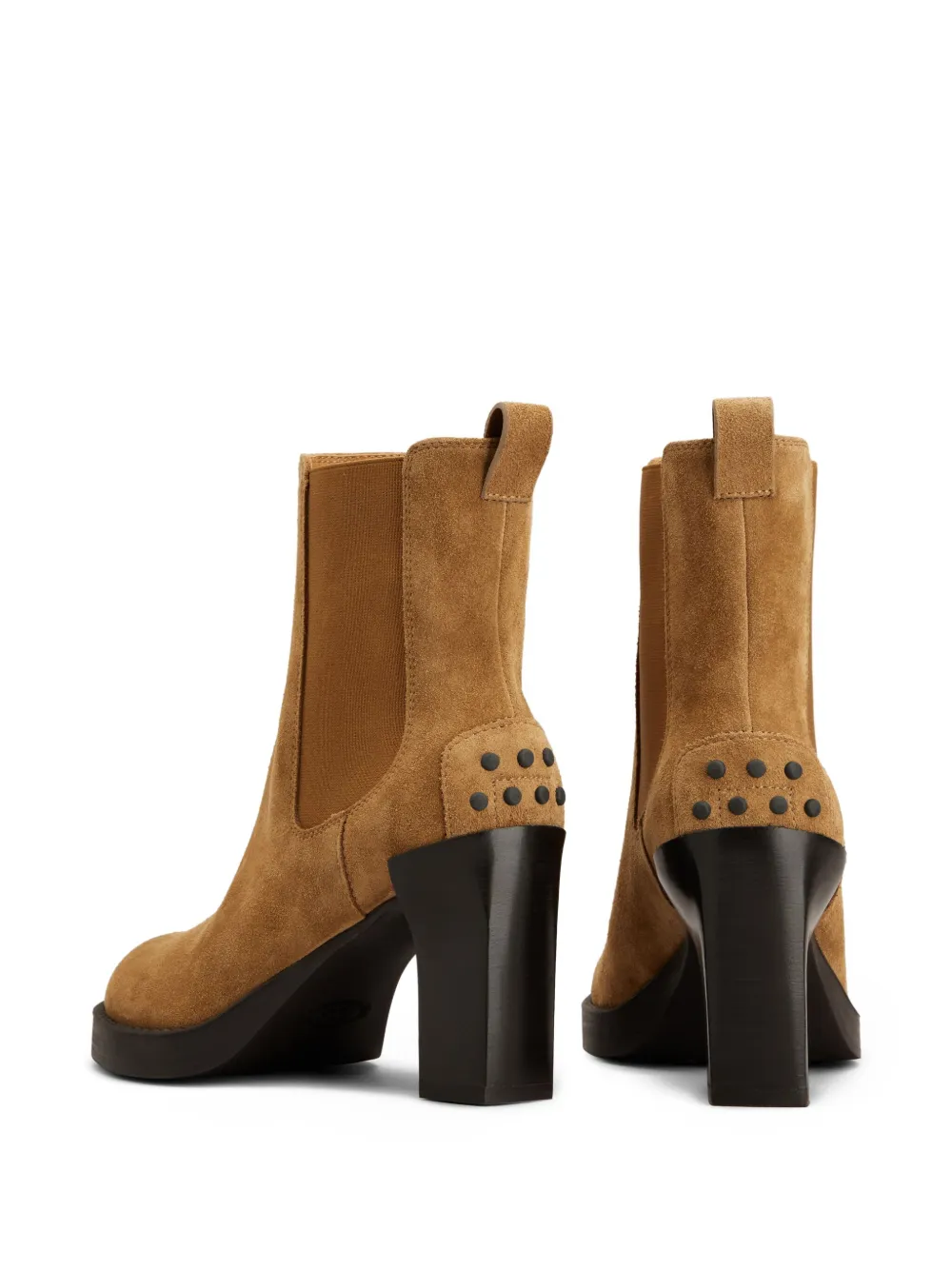 Tod's 80 mm suède Chelsea laarzen Bruin
