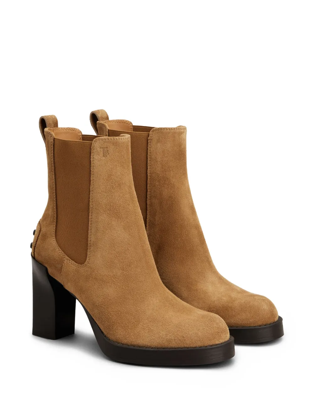 Tod's 80 mm suède Chelsea laarzen Bruin