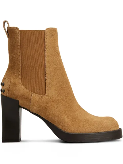 Tod's botas Chelsea con tacón de 80mm