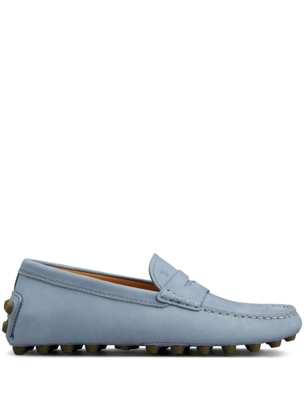 Tod's leather loafers Blue