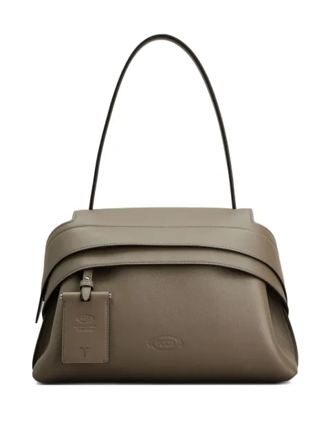 Tod's folded leather shoulder bag