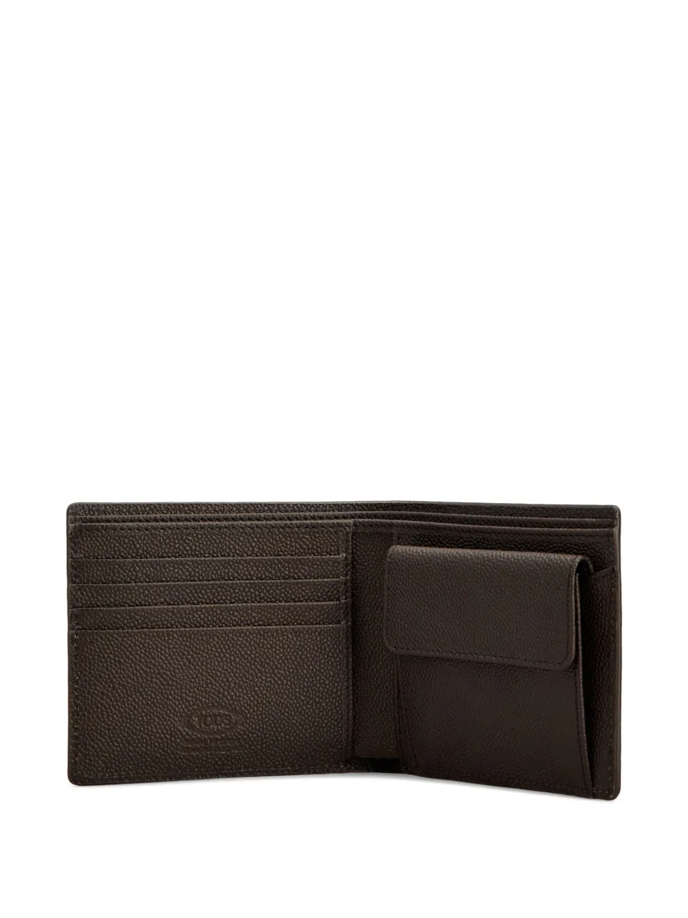 Tod's Portemonnee van bewerkt leer Bruin