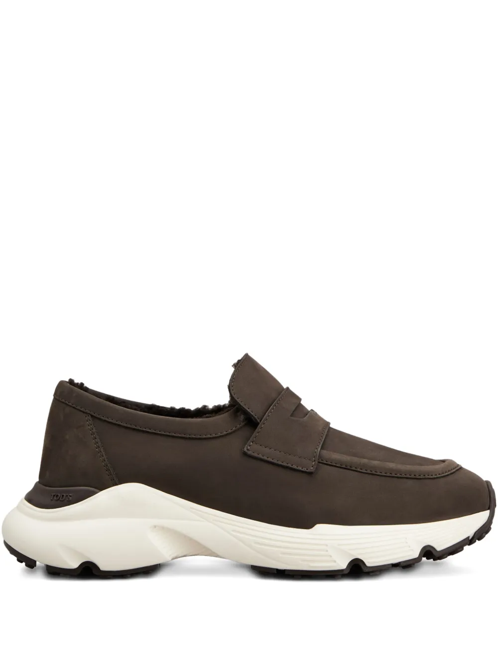 Tod's Mocassin lammy sneakers Bruin