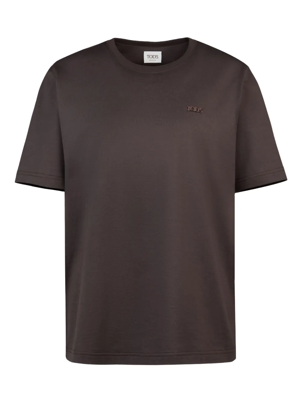 logo-embroidered T-shirt