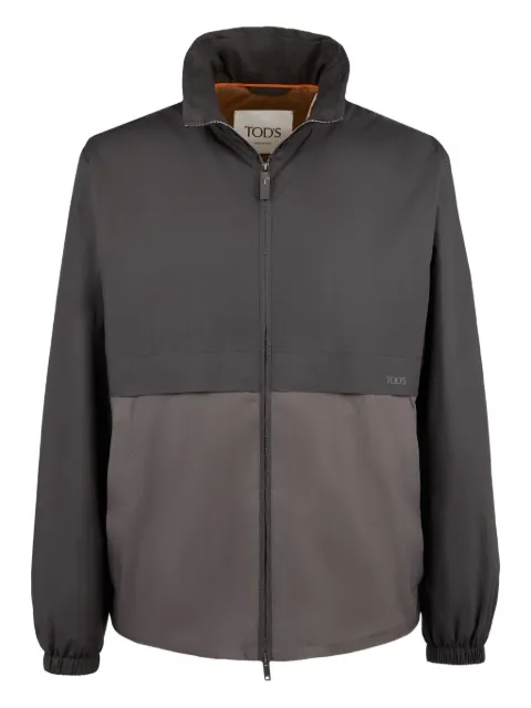 Tod's two-tone zip-up jacket