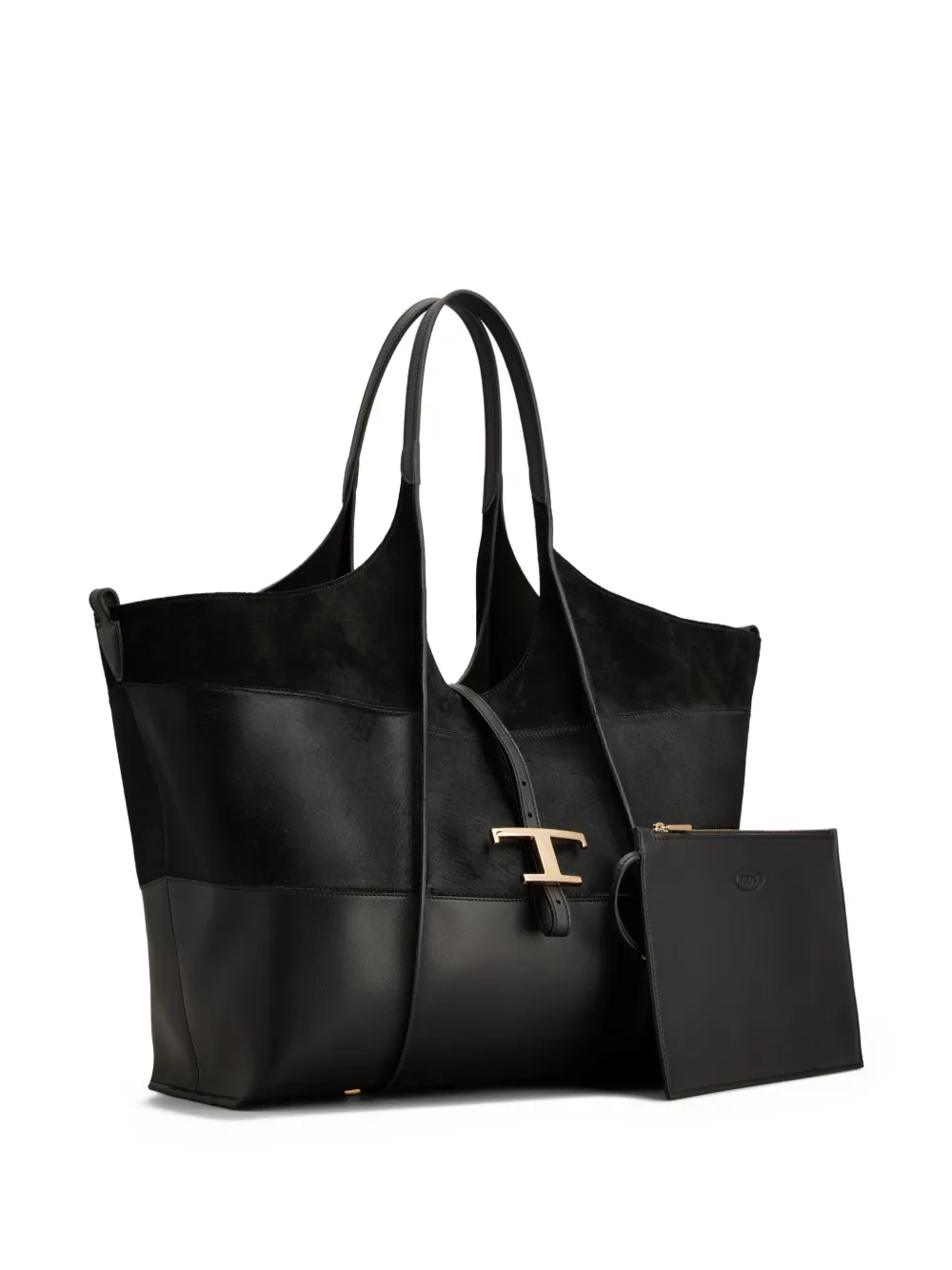 Tod's T Timeless schoudertas Zwart