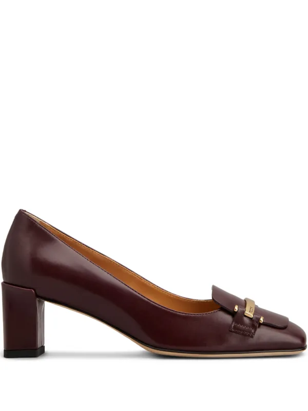 Tod's 50mm Leather Pumps in Red
