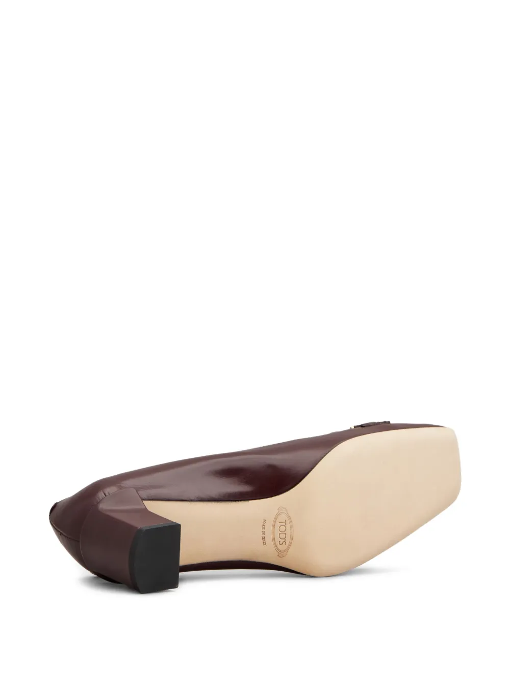 Tod's 50mm leren pumps Rood