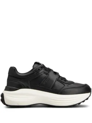 【関税＆送料込み】Tod'S Black Tech Kate Sneakers Woman BLACK Kate Sneakers in Technical Fabric