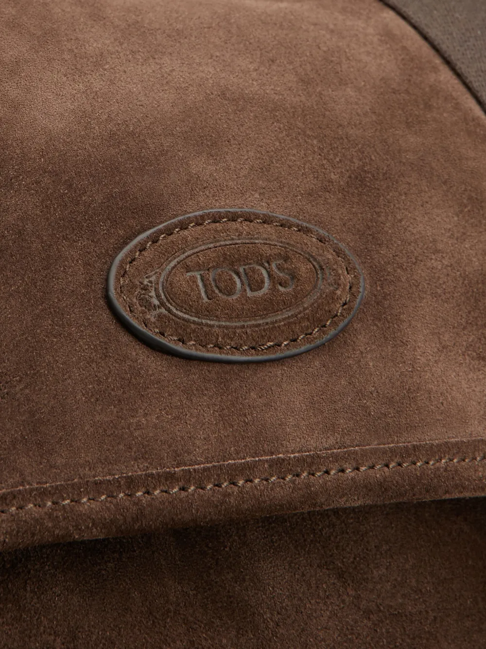 Tod's Backpack In Suede Medium In Brown