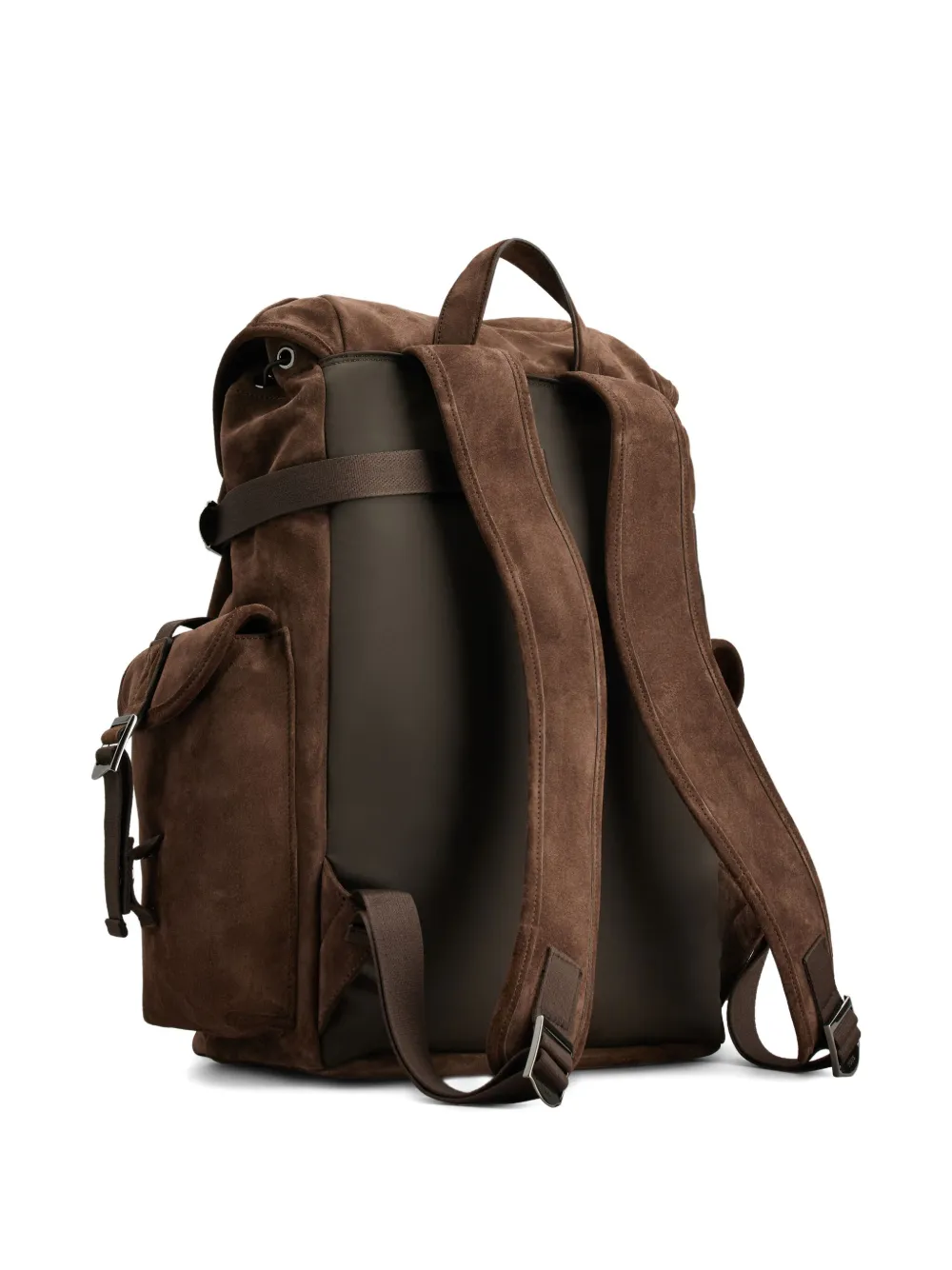 Tod's Backpack In Suede Medium In Brown