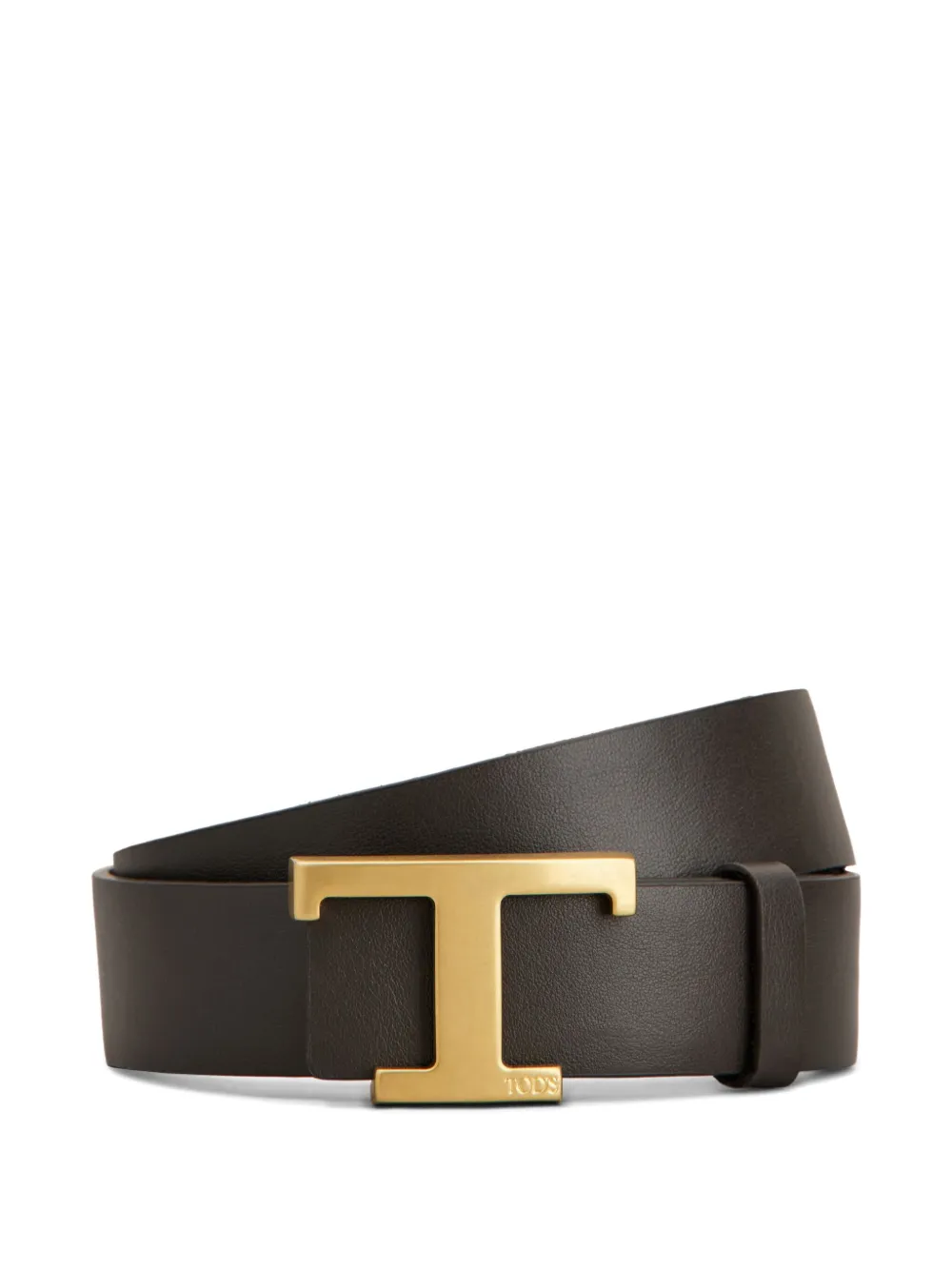 Tod's T Timeless Leather Belt In Brown