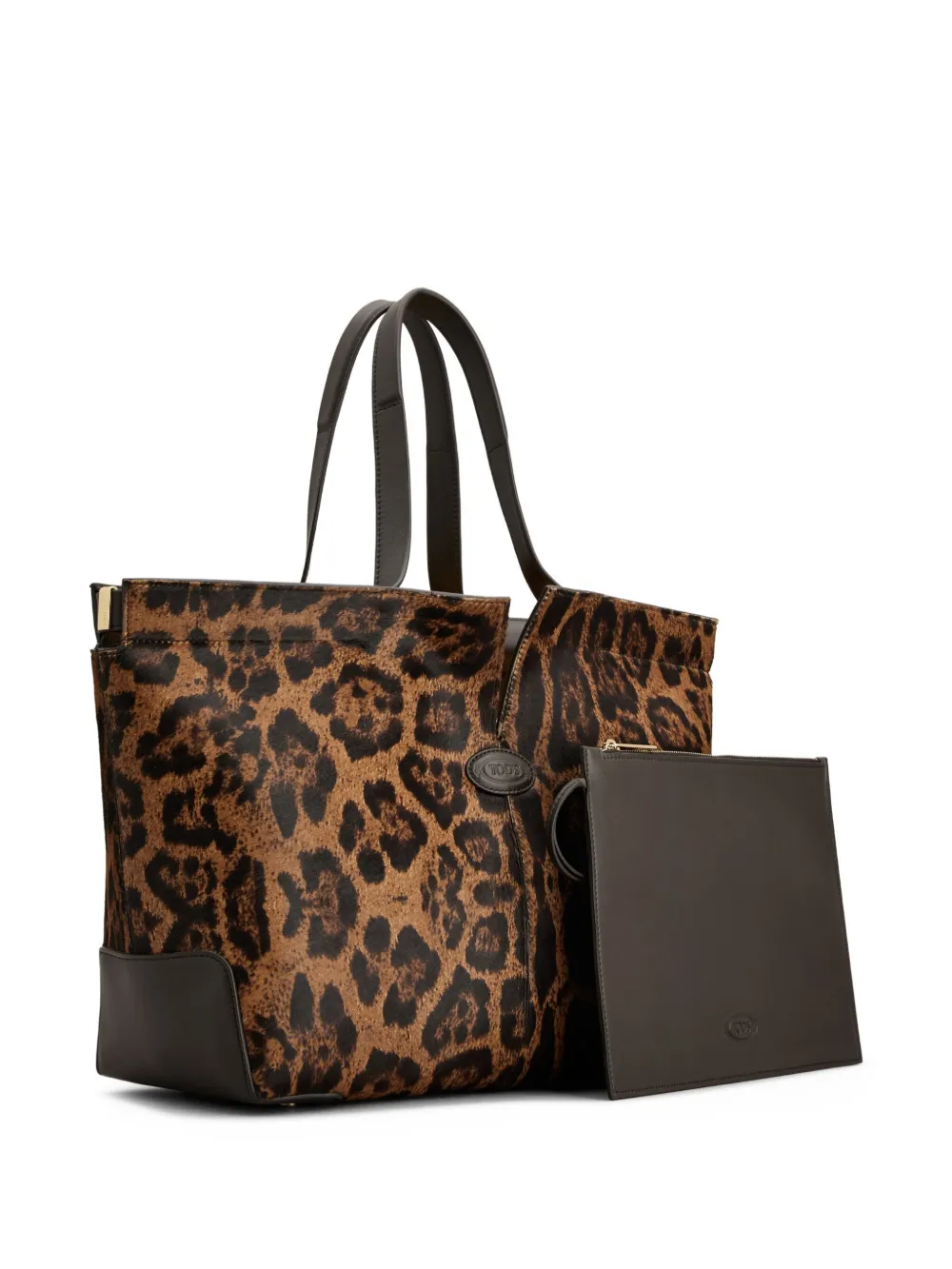 Tod's Kleine-medium Di shopper Bruin