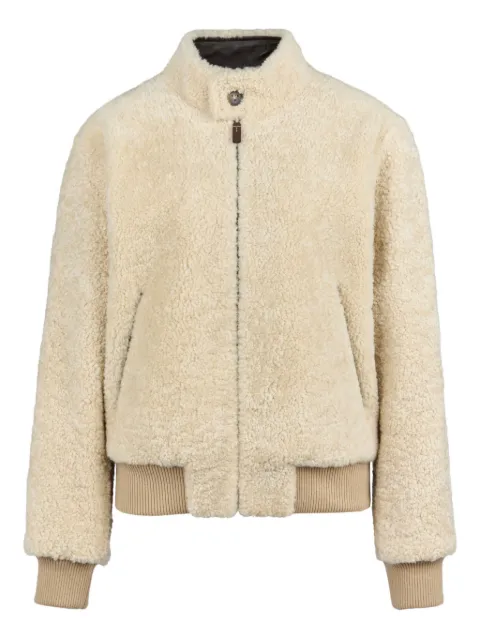 Tod's button shearling jacket