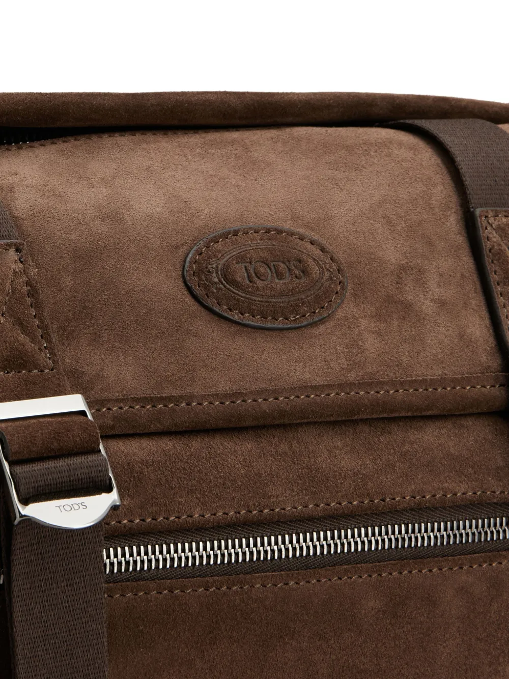 Tod's Suède messengertas Bruin