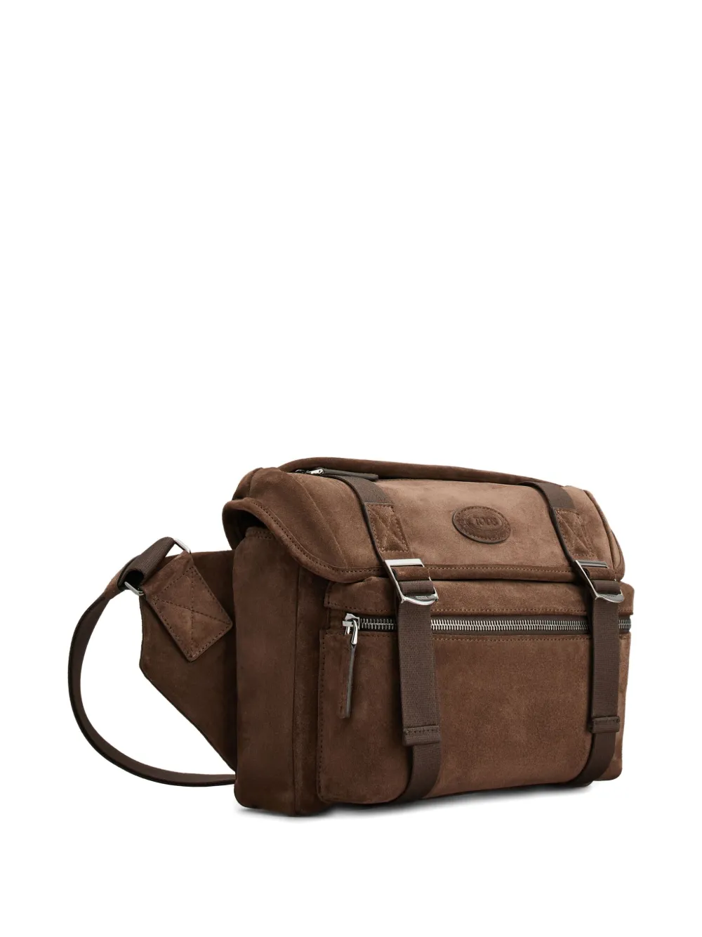 Tod's Suède messengertas Bruin