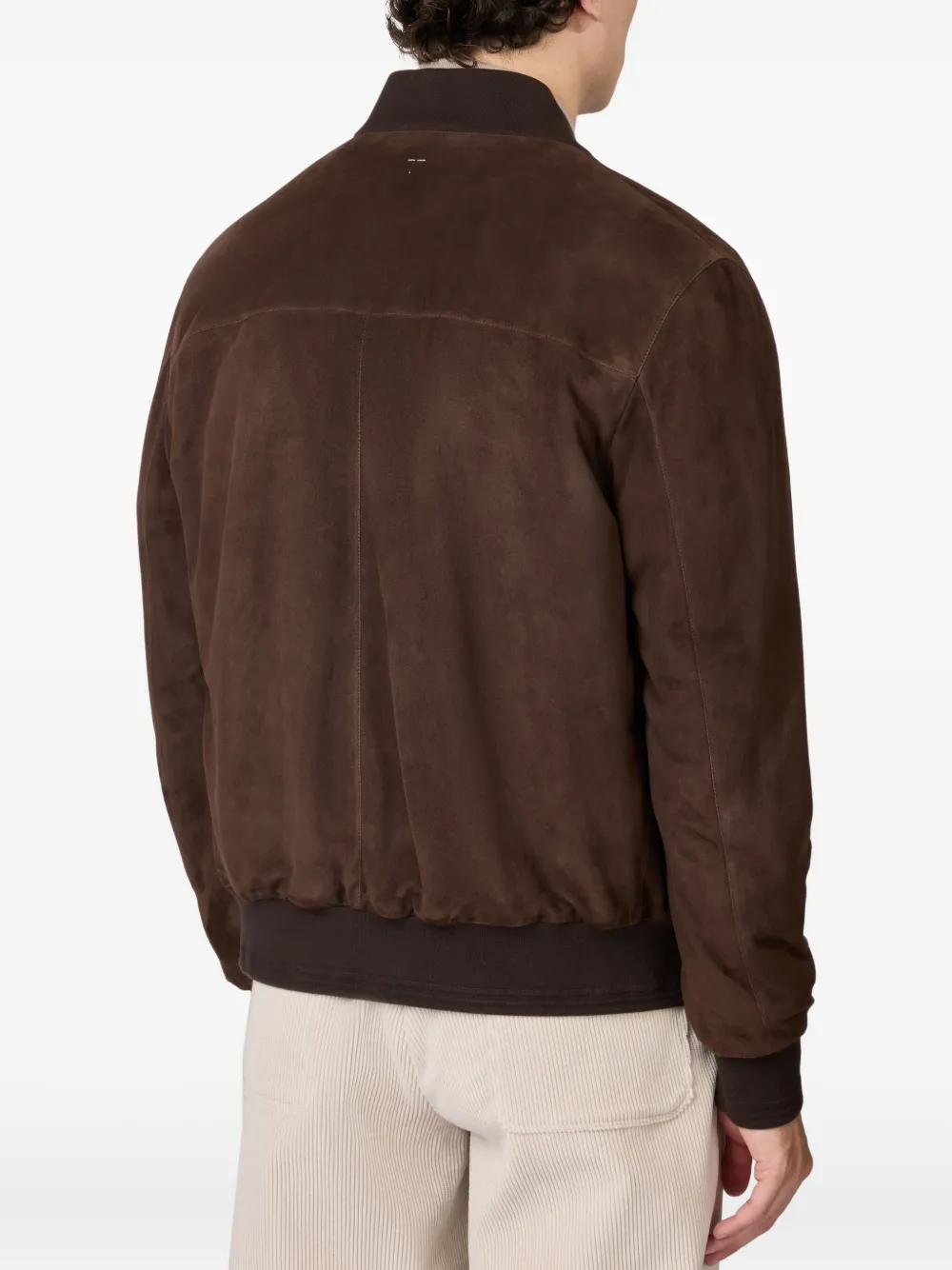 Tod's Suède bomberjack Bruin