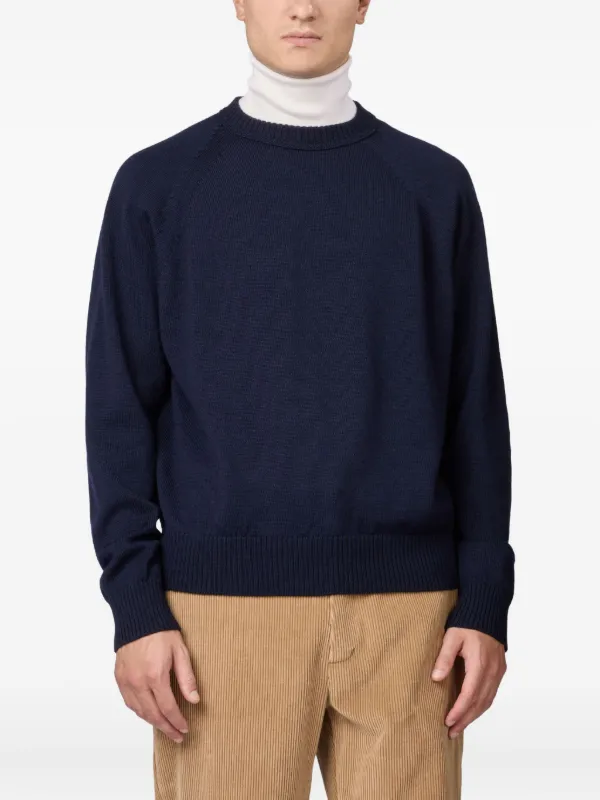 Tod's Crew-neck Wool Sweater in Blue
