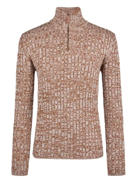 Tod's ribbed half-zip sweater