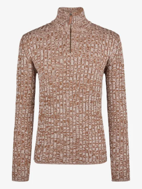 Tod's ribbed half-zip sweater