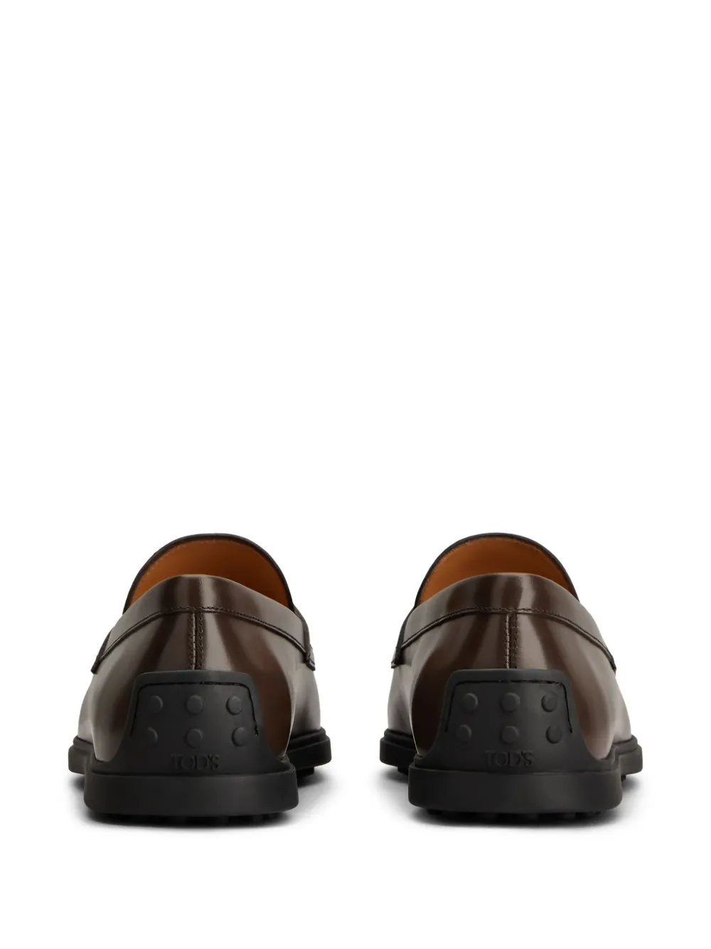 Tod's leather loafers Brown