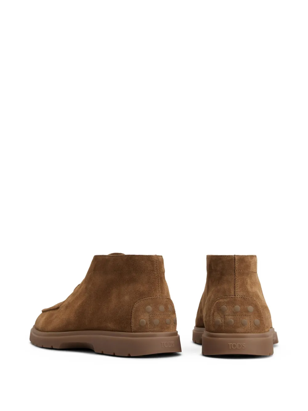 Tod's Leren desert boots Bruin