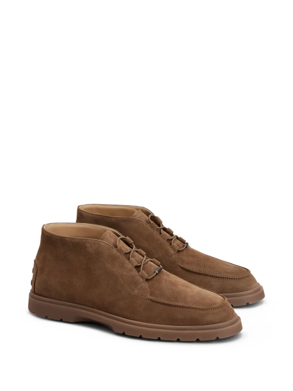 Tod's Leren desert boots Bruin
