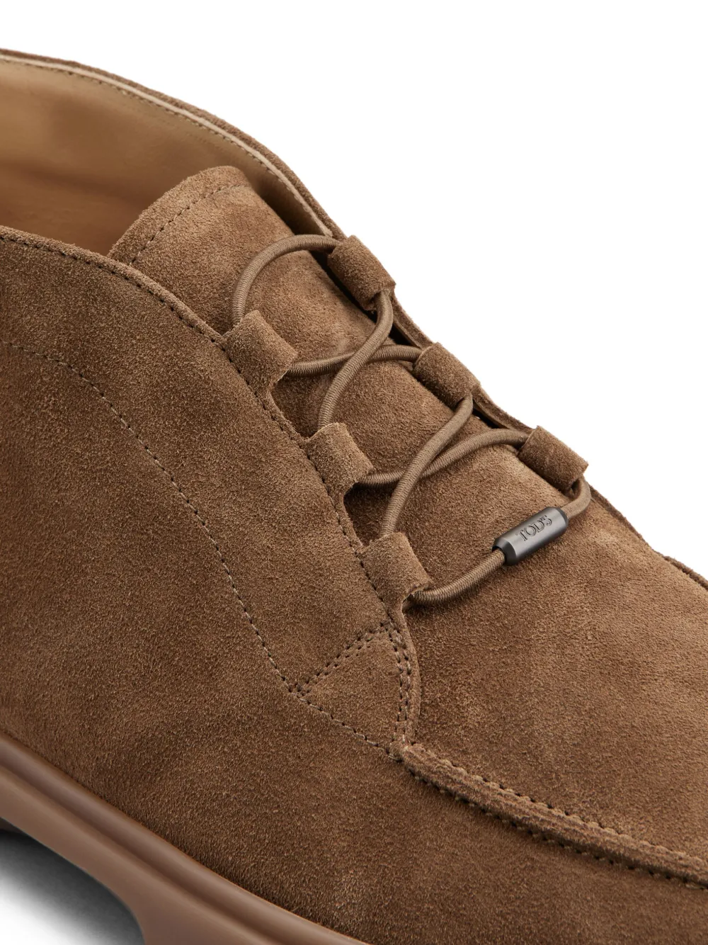Tod's Leren desert boots Bruin