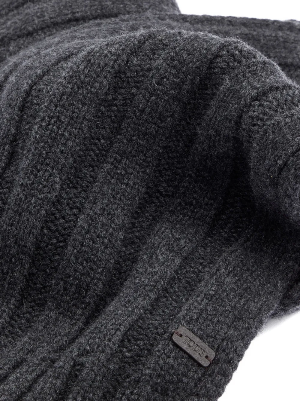Tod's Ribgebreide sjaal Grijs